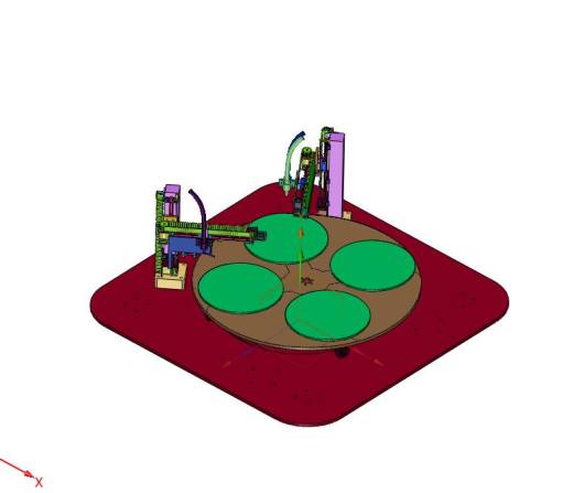 蛋糕彩色膏状辅料自动挤绘裱花机缩略图