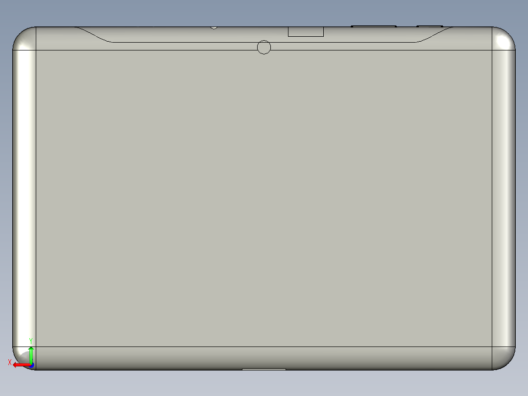 B2005262-三星 Galaxy TAB 2 10.1平板电脑后视图