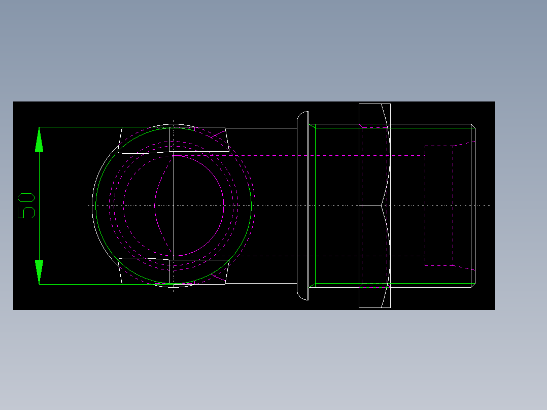 PARKER管接头EO Bulkhead elbow WSV38SOMDCF(16)_top