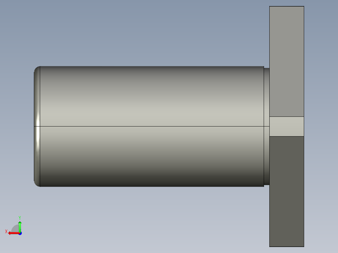 法兰直线轴承LHFSD12后视图