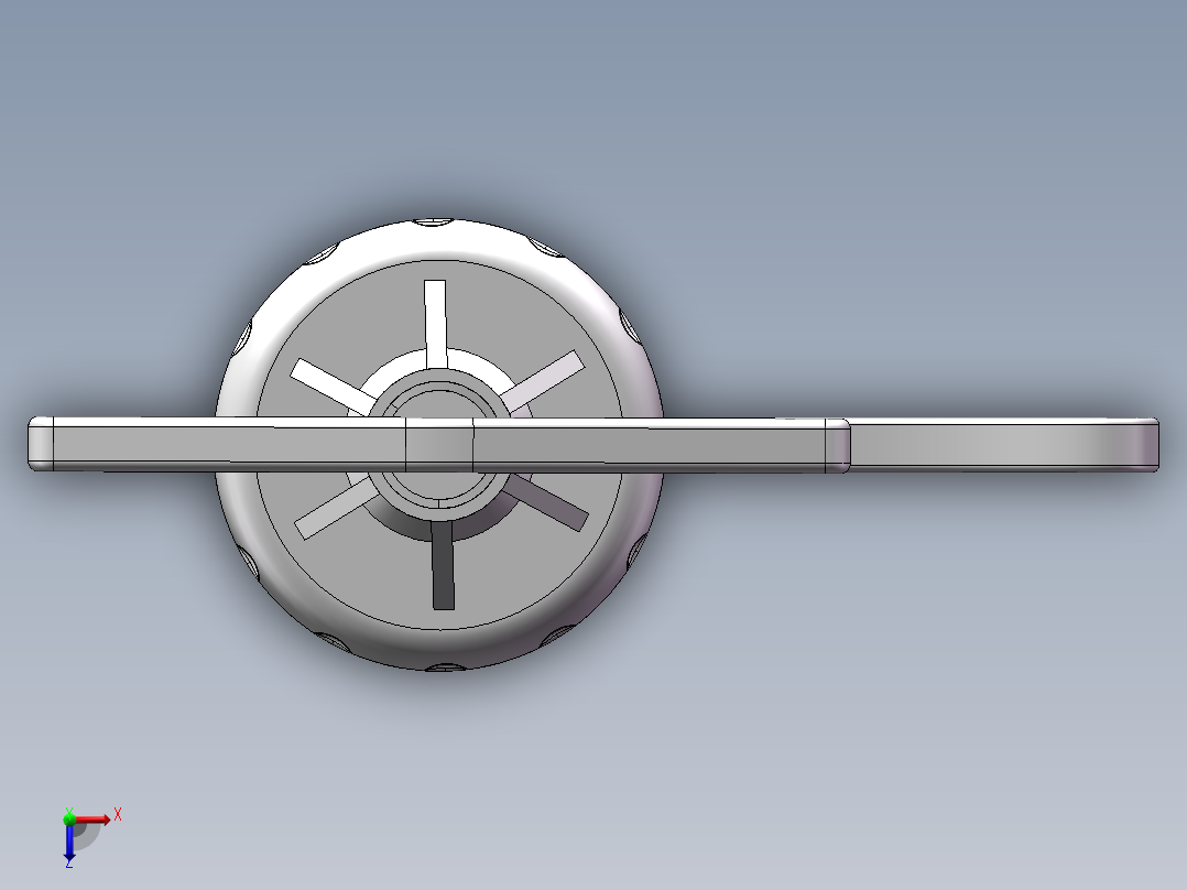 手持式压面机俯视图