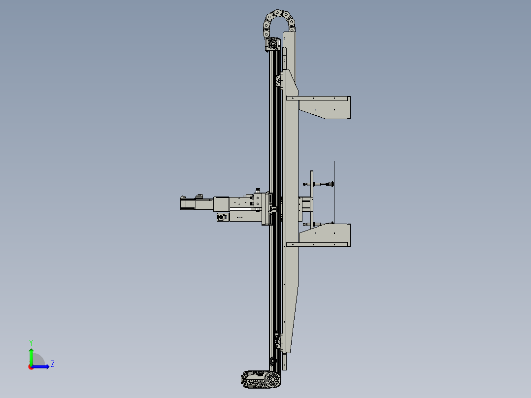 YS-MSBZ2022AB-CZSL-纸板横移左视图