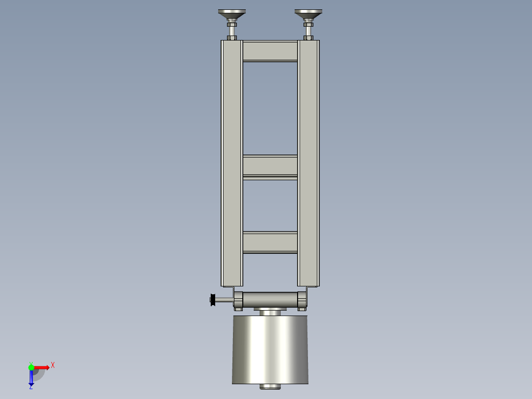PVC型材皮带组件俯视图