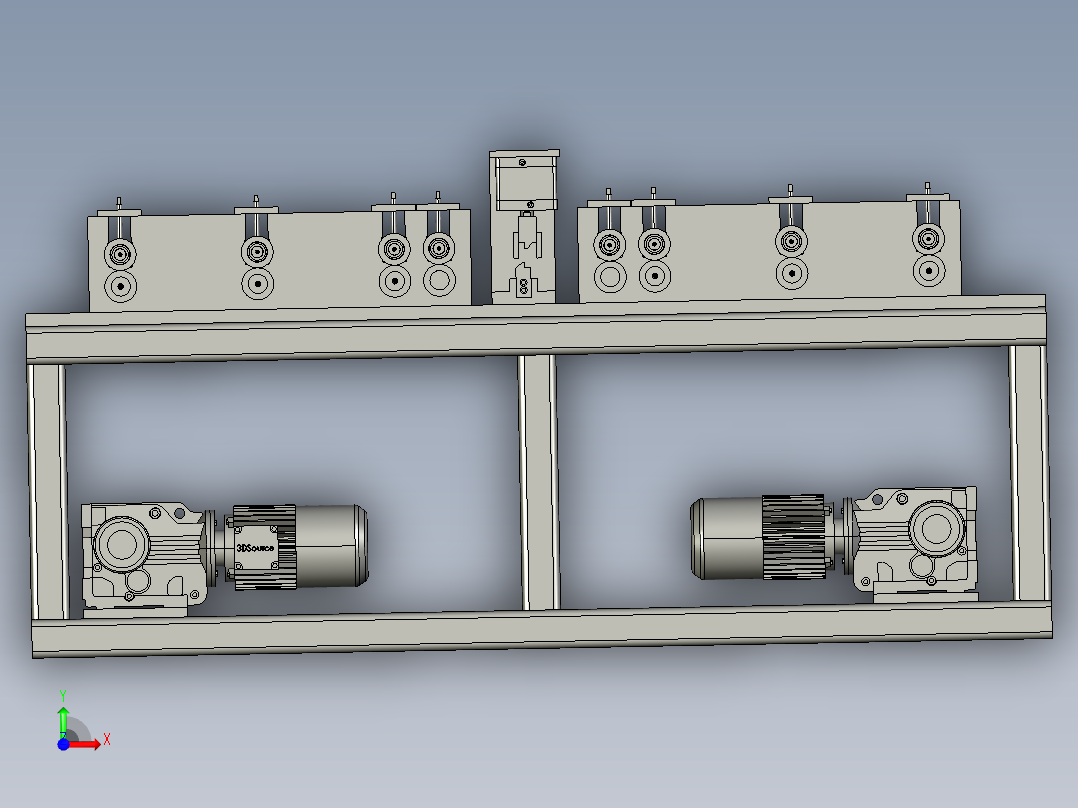 胶管裁切机导向机构以及胶管裁切机前视图