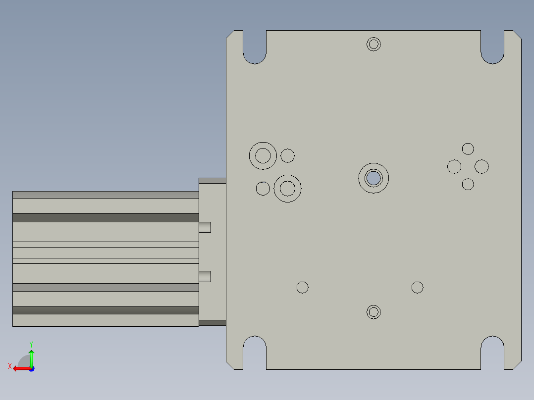 充电接口检测自动化设备设计-IT-110-V1后视图