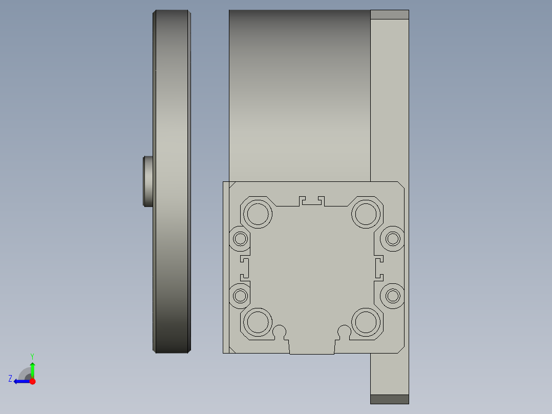 充电接口检测自动化设备设计-IT-110-V1右视图