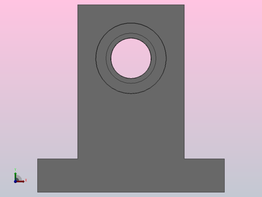 T型高度指定型轴承座组件_BTD-6901-2Z-40-A前视缩略图