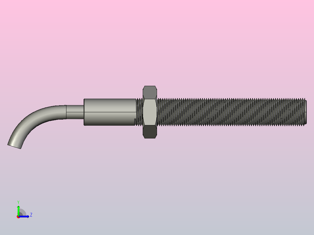接近开关传感器E2B-S08LS02-WP-C1左视图
