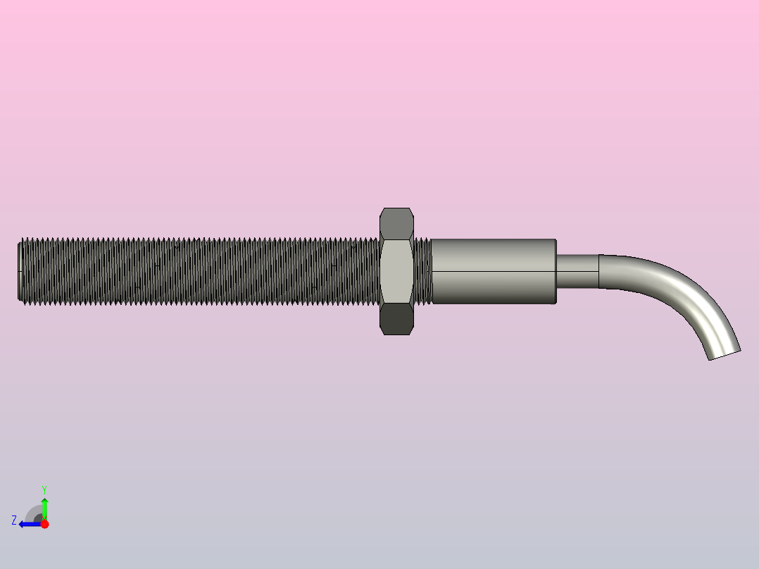 接近开关传感器E2B-S08LS02-WP-C1右视图