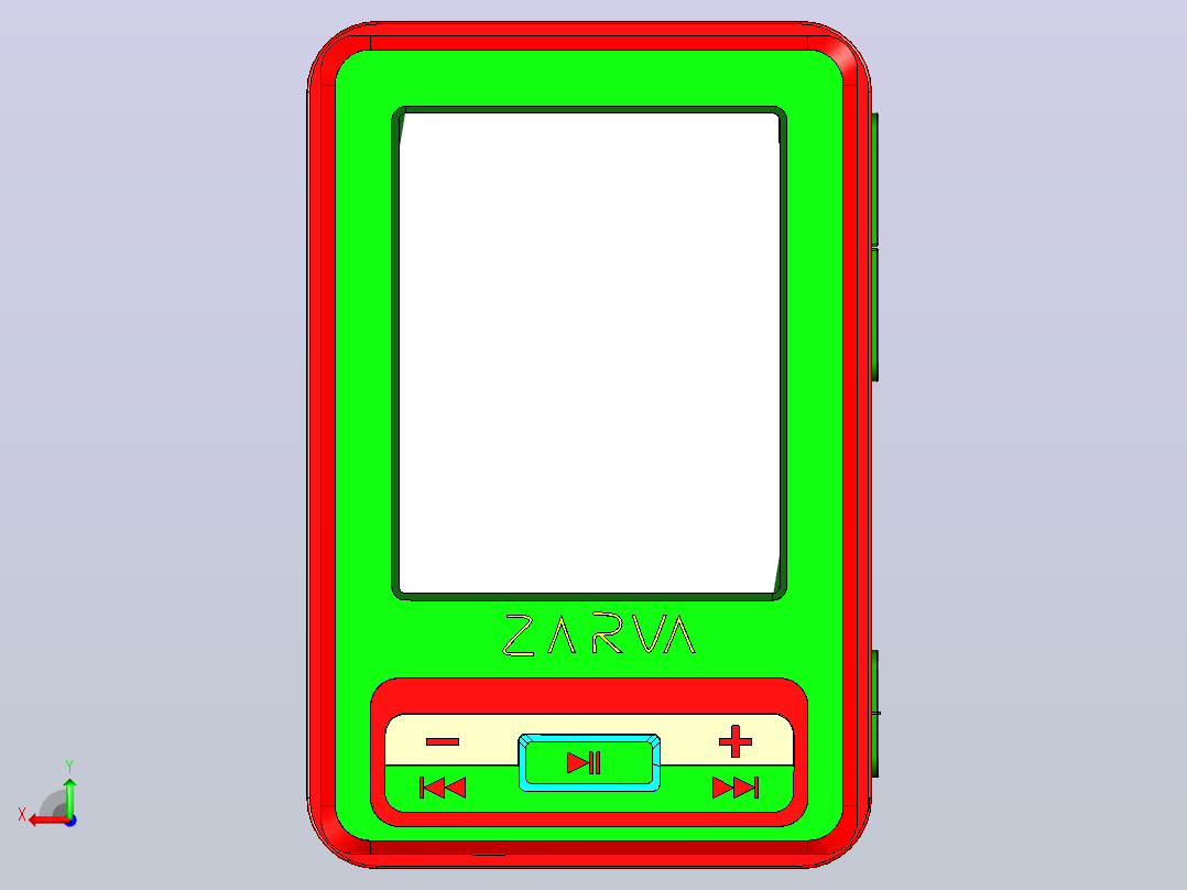 Mp3模型后视图