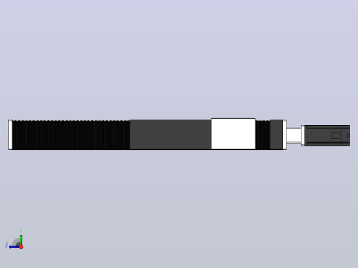 DMSF135-TCR风琴罩丝杆模组直线模组（直连带电机座)[DMSF135-L05S500-DT400-A2U-TCR-P5]右视缩略图
