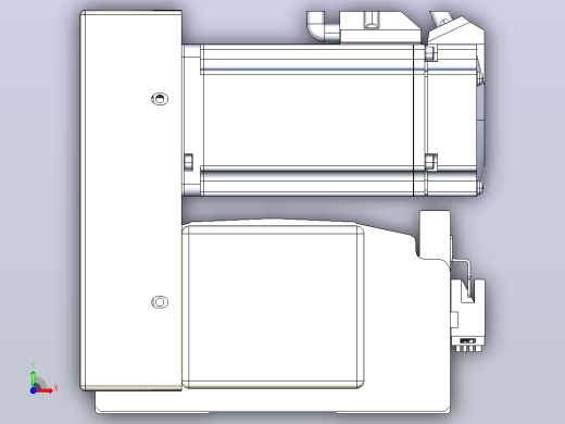 皮带直线轴半封闭可选导轨TPA-HNB-140D-120-L1150-LU-Y-P40-N3前视缩略图
