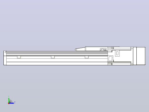 滚珠丝杠直线轴内置导轨TPA-GCR-150-2010C-L300-MR-M75-N3左视缩略图