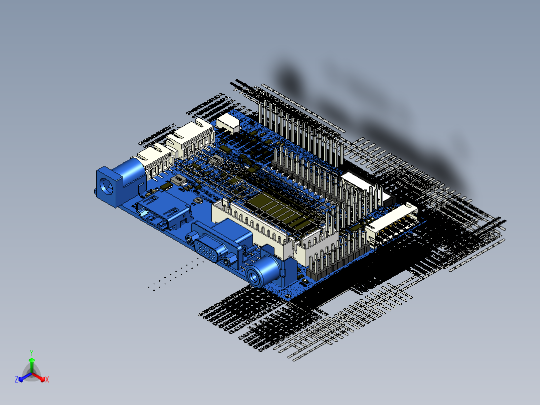 通用监视器定标器控制器 PCB800099主视图