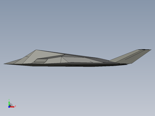 F-117S飞机前视缩略图