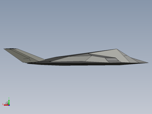 F-117S飞机右视缩略图