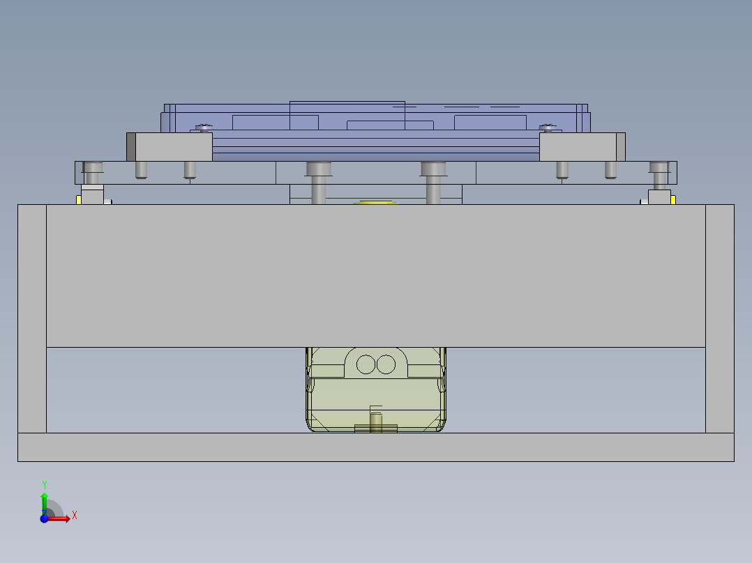 多点位置滑动组件前视图
