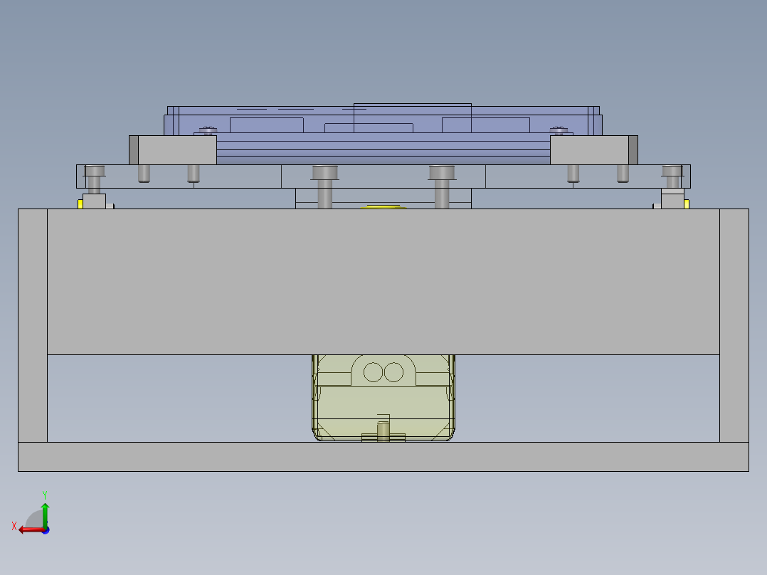多点位置滑动组件后视图