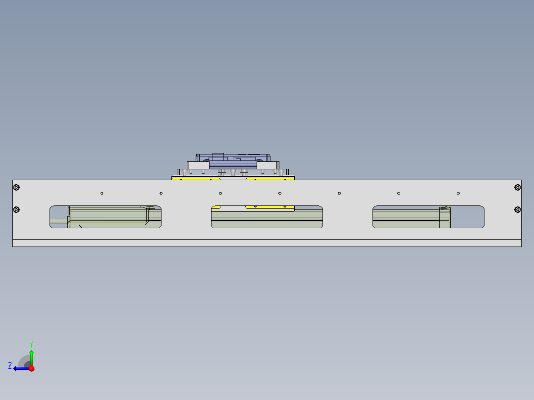多点位置滑动组件右视图