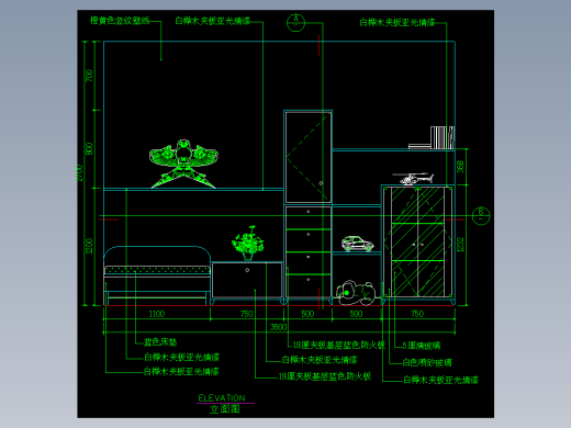 CAD室内设计施工图常用图块之儿童房