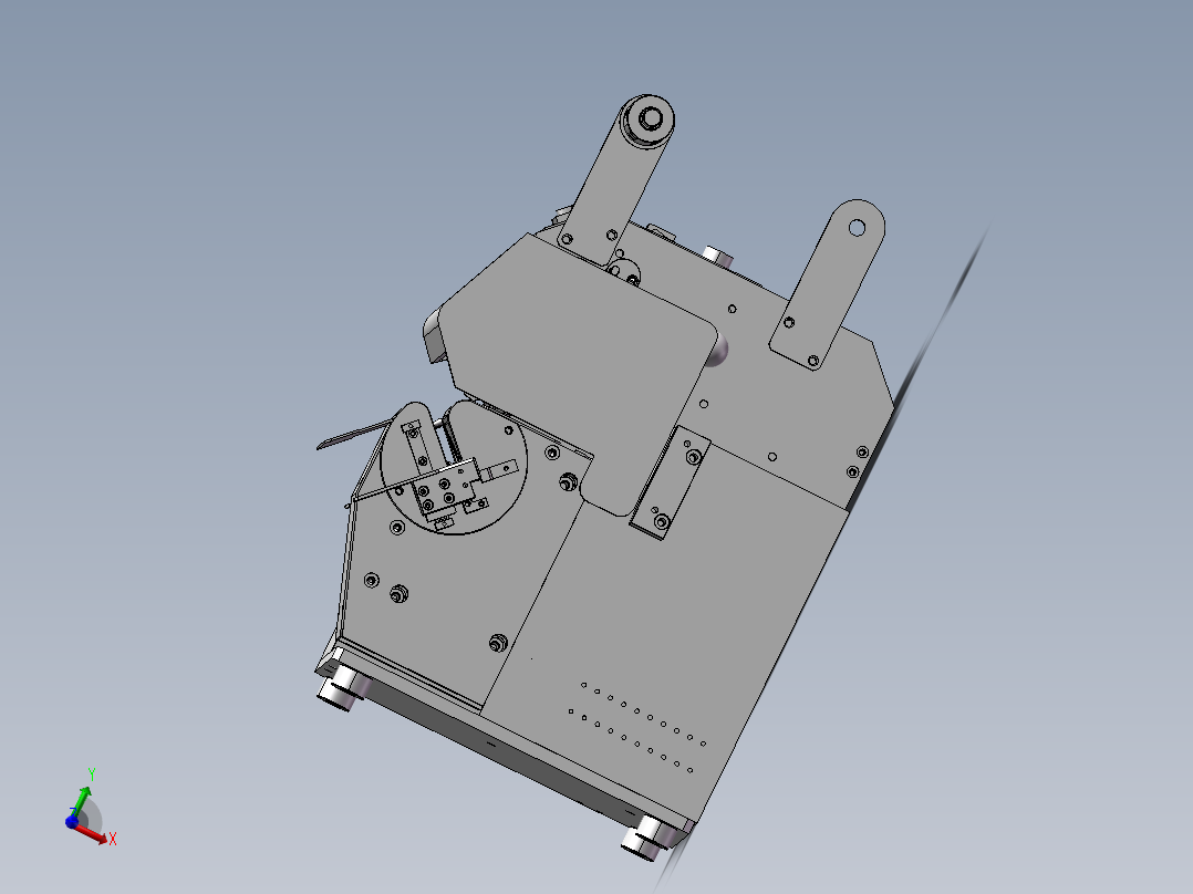 卷胶布机 SolidWorks打开机械设备3D图纸单个sldprt文件无零件