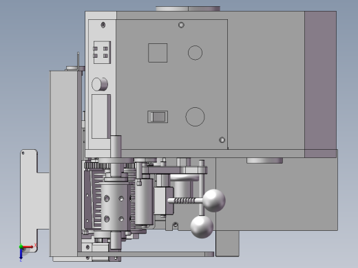 卷胶布机 SolidWorks打开机械设备3D图纸单个sldprt文件无零件俯视缩略图