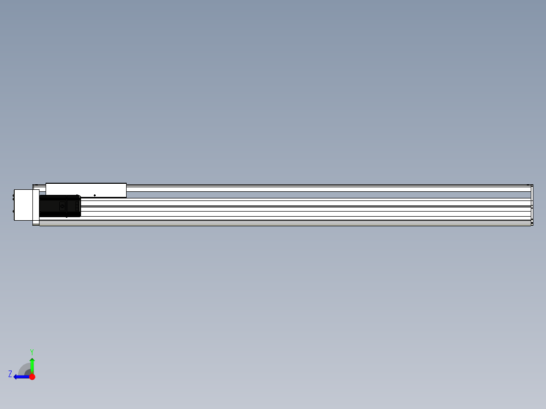 Toyo东佑达直线模组-ETH22-1100-BL-400W右视图