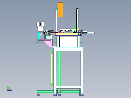 插片机装配体左视缩略图