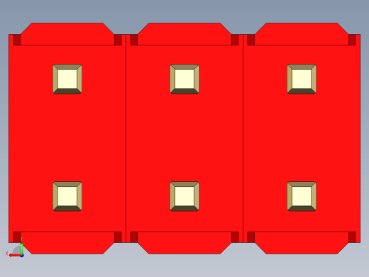 彩色公头100mil（2.54mm）系列-DS1021_red_2x03p_100mil_Type19_rev1.0后视缩略图