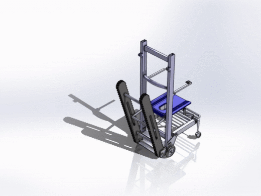Stair Climbing Wheel Chair爬楼梯轮椅3D图纸 Solidworks设计缩略图