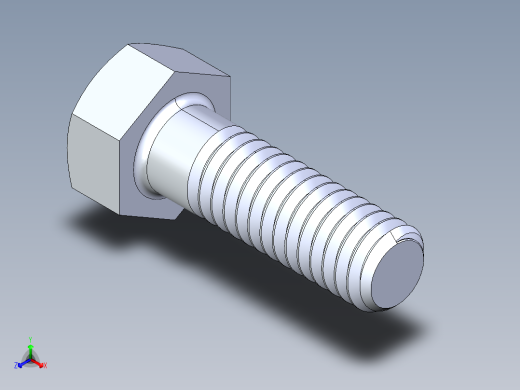 UNC 六角螺栓-Hex Bolt 0.3125-18 x 1