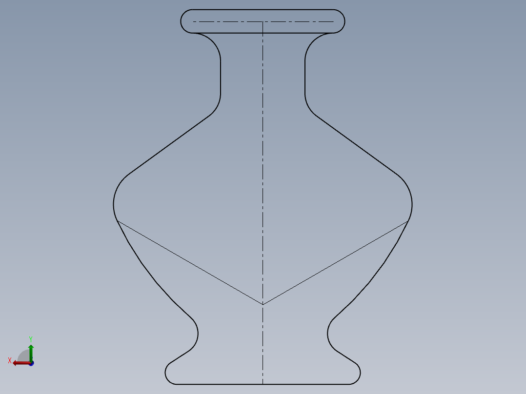 SW建模练习题-practice 14后视图