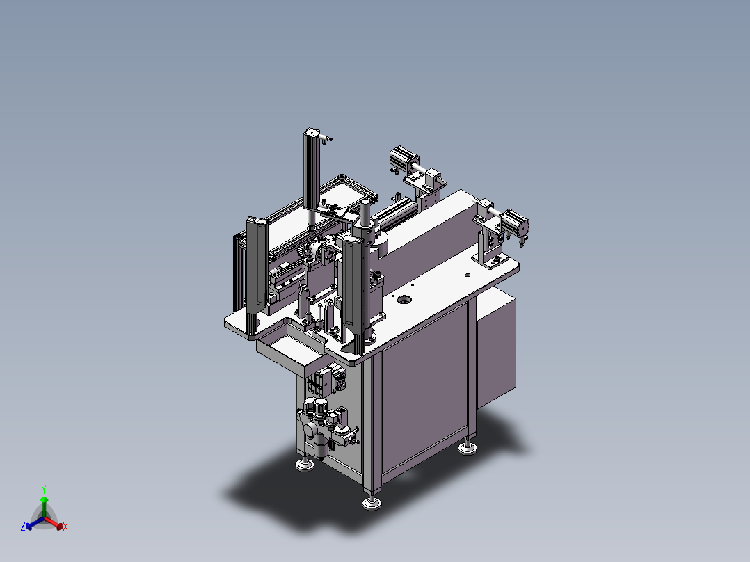 搬送翻转机构式检查机设计