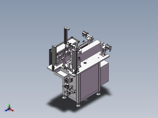 搬送翻转机构式检查机设计