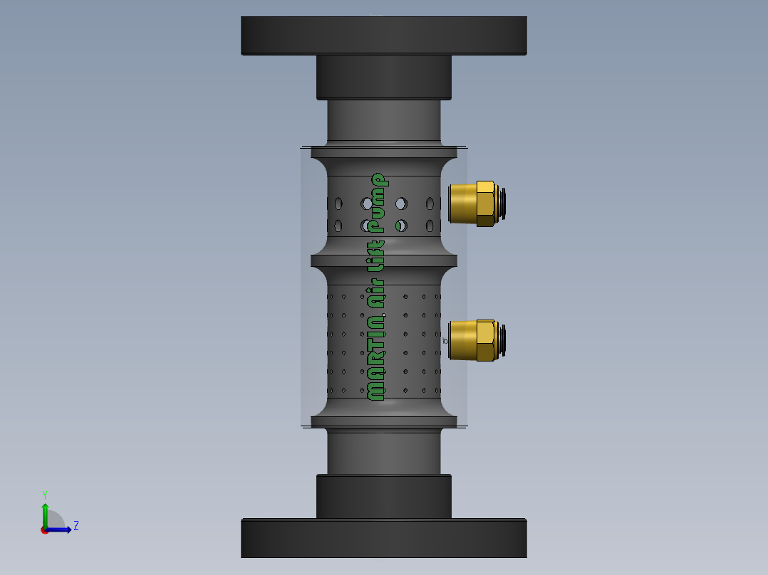 PVC管件-Airlift_Pump左视图