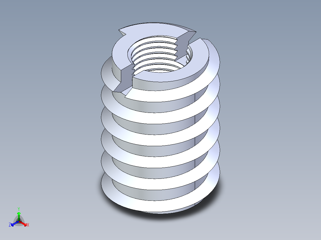M3至M20等软质材料公制螺钉的螺纹嵌件