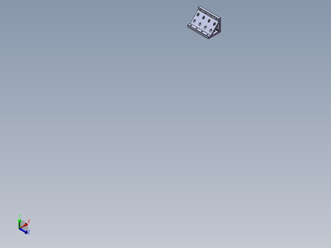 铝型材及其附件3.31.100.45.180.SLDPRT正等轴测图
