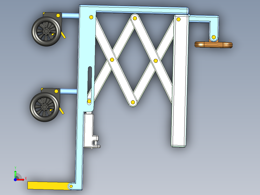 UG多功能小车模型前视图