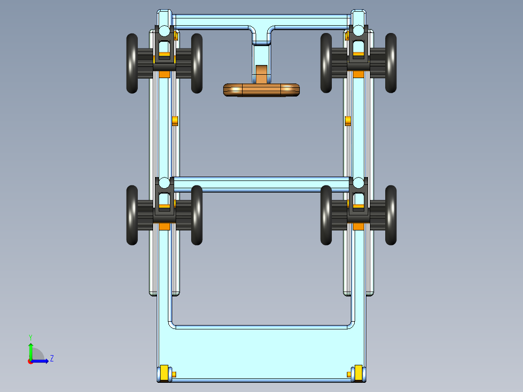 UG多功能小车模型左视图