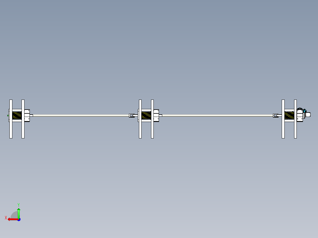绞车 卷扬机 (6)后视图