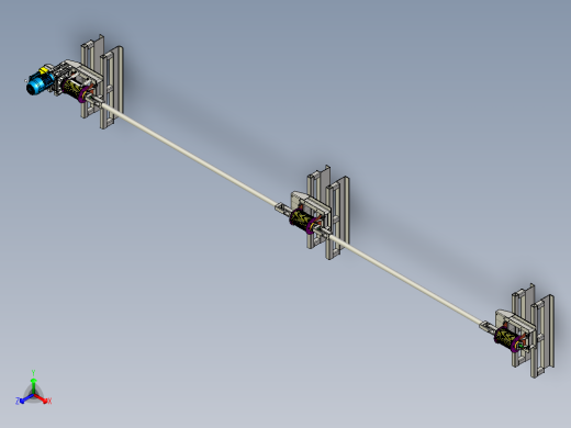 绞车 卷扬机 (6)正等轴测缩略图