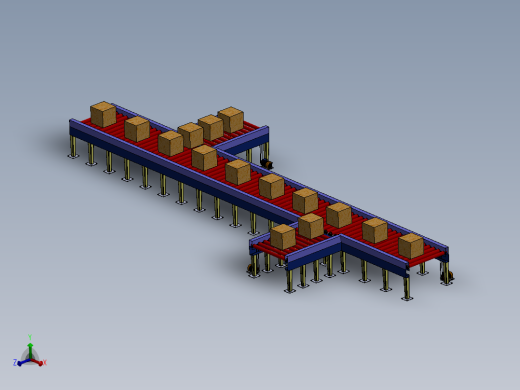 滚筒输送机roller-conveyor-50-sw