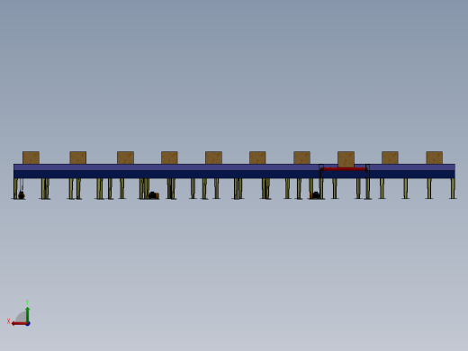 滚筒输送机roller-conveyor-50-sw后视缩略图