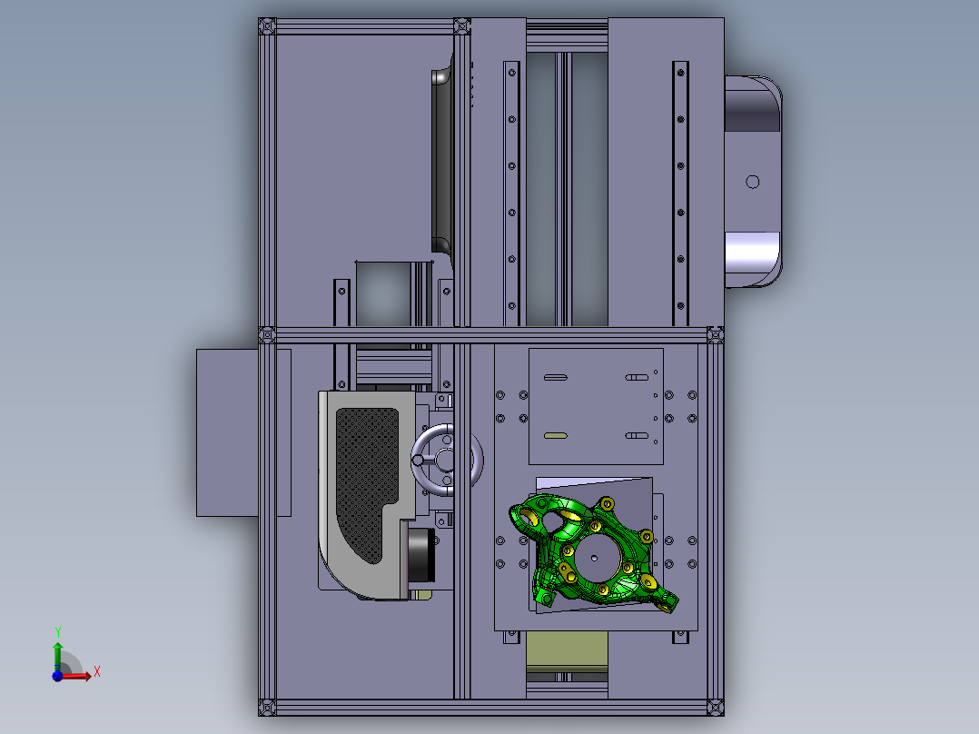 激光打标设备12前视图