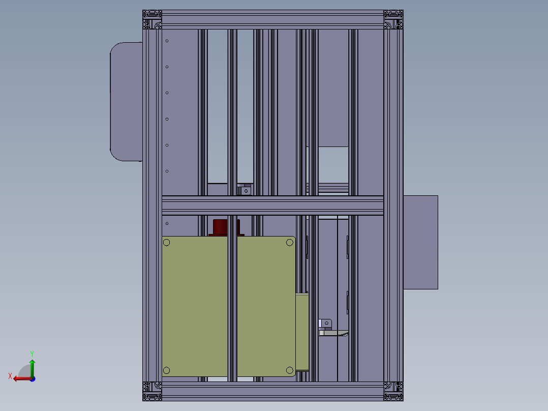 激光打标设备12后视图