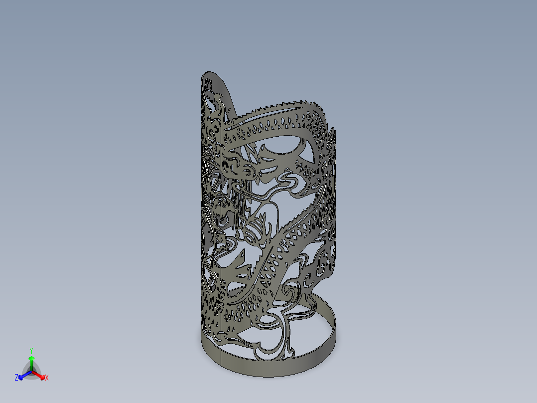 祥龙圆筒工艺品