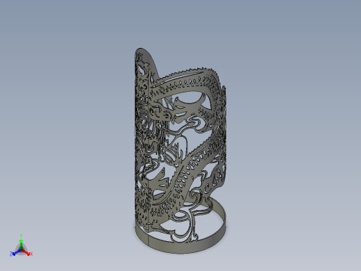 祥龙圆筒工艺品