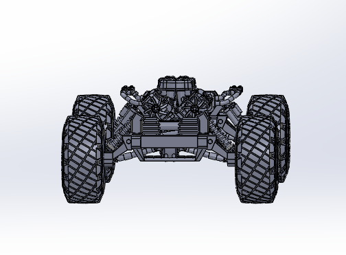 汽车传动系统三维SW模型