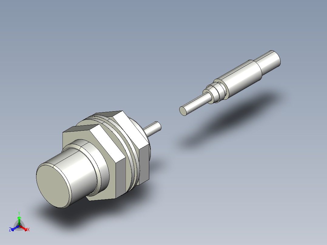 基恩士EX-016_kc图纸模型正等轴测图