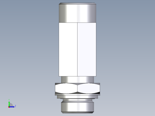 卡套式工业通用硬管接头EO_Adjustable_locknut_run_tee_LEE20SROMDCF左视缩略图